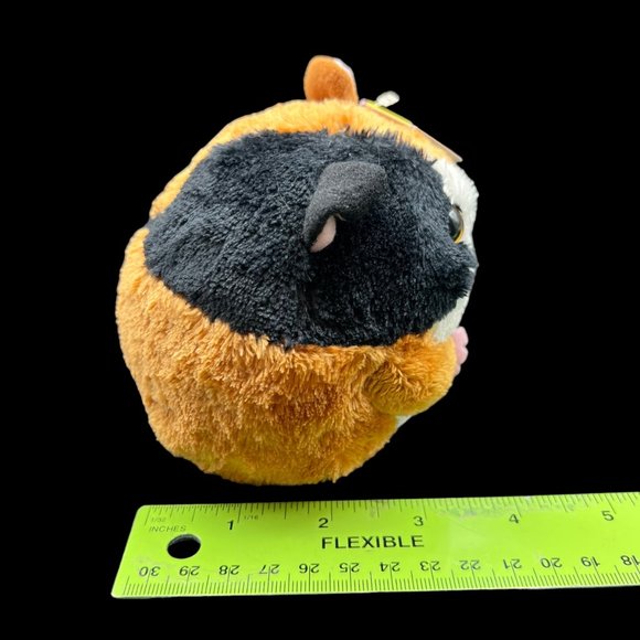 TY Beanie Ballz Collection Speedy Guinea Pig Hamster Stuffed Animal Plush Calico - Picture 10 of 10